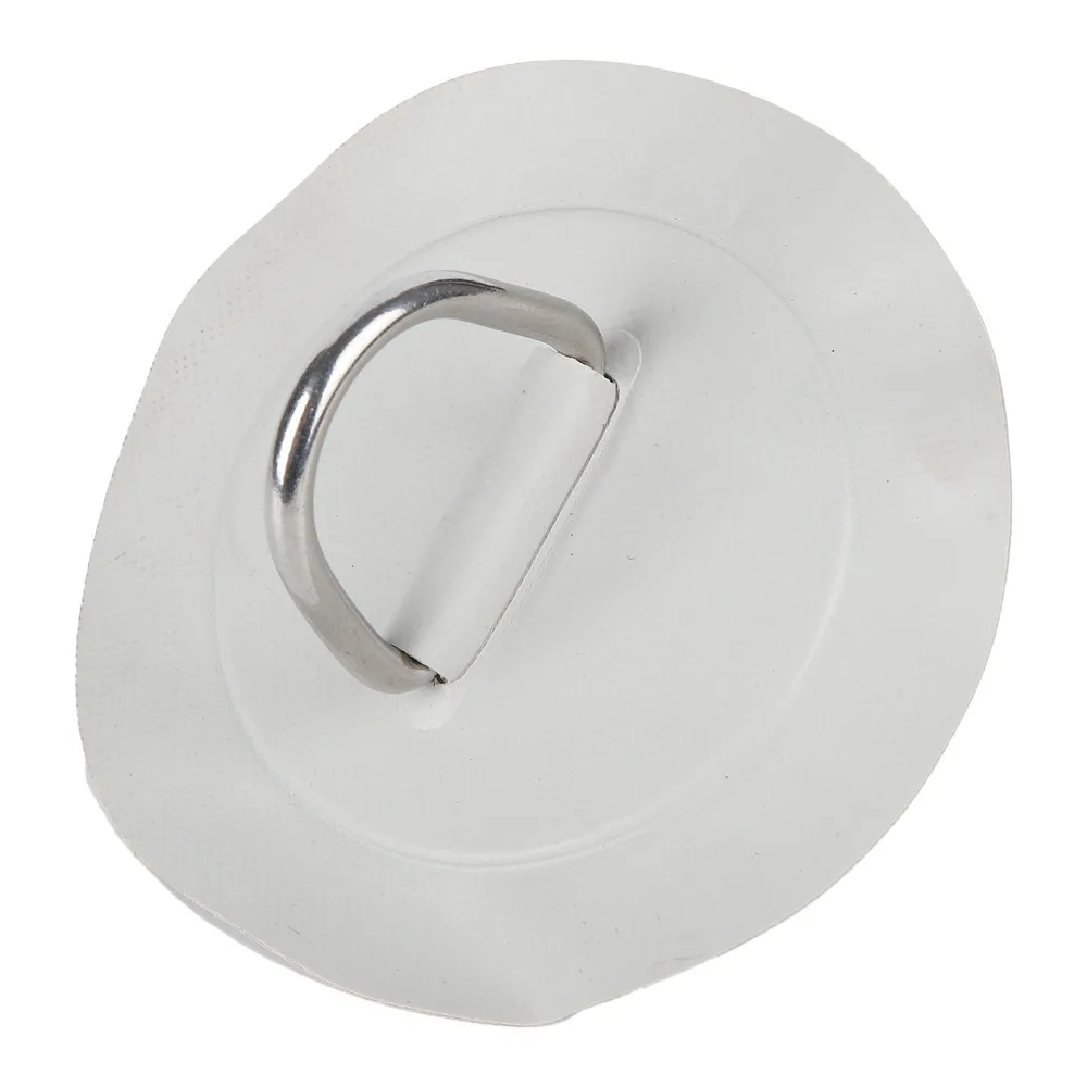Boat Accessories 6inch D Ring Pad Stainless Steel PVC D Ring Patch D Ring Inflatable Boat Patch Kayak