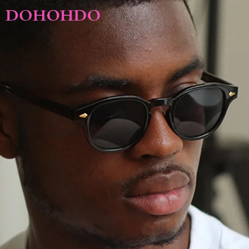 

Luxury Brand Designer Small Frame Rivets Oval Women Sunglasses For Men Vintage Outdoors Travel Sun Glasses Female Lentes UV400