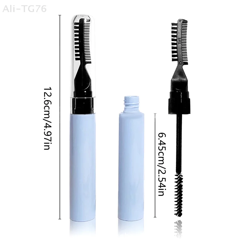 Tube de Mascara vide à double tête de brosse de 10ML, bouteille de Gel à sourcils rechargeable, allongement des cils, conteneurs cosmétiques, emballage