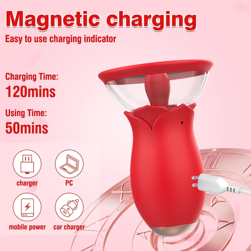 Massageador vibratório tipo língua, clitóris autolubrificante, estimulador de ponto G, brinquedo de prazer sexual para mulheres