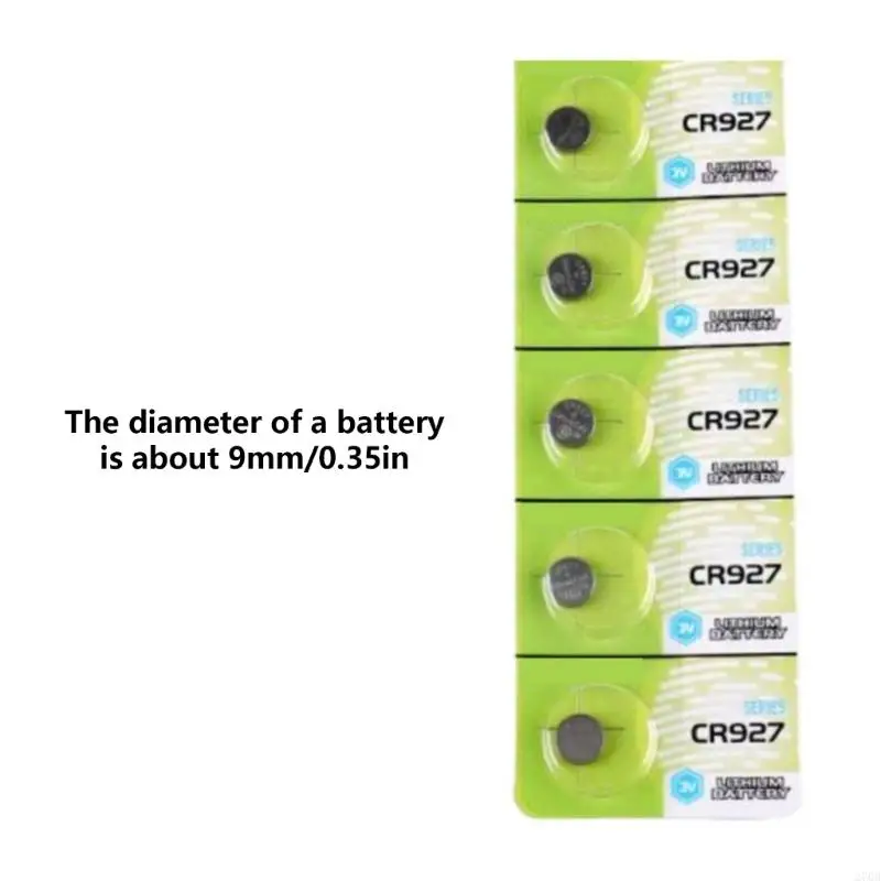 270B 5/10PIECS CR927 بطاريات عملة 3V بطاريات ليثيوم لأجهزة الطاقة المنخفضة مثل أجهزة التحكم عن بعد وساعات بطاريات CR927
