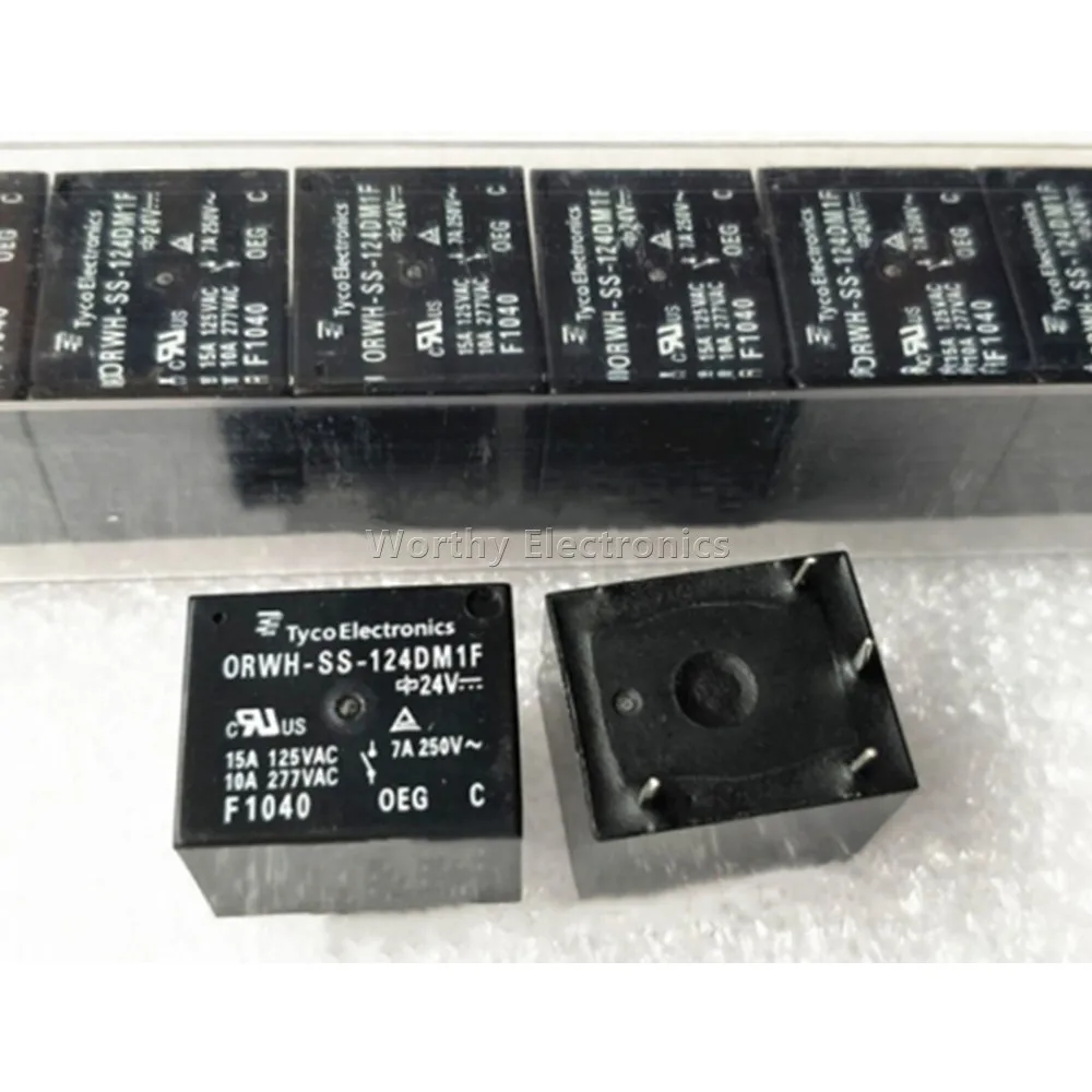 

Free Shipping 10PCS/LOT ORWH-SS-124DM1F 24VDC 15A 4PIN Relay 24V -SH