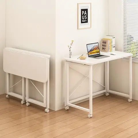 가정용 접이식 이동식 컴퓨터 책상 학생용 공부 책상 기숙사 간단한 책상