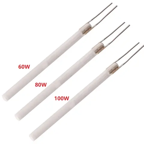 전기 납땜 인두 히터 220V 100W 80W 60W 조정 가능한 온도 용접 도구와 세라믹 내부 가열 코어 요소