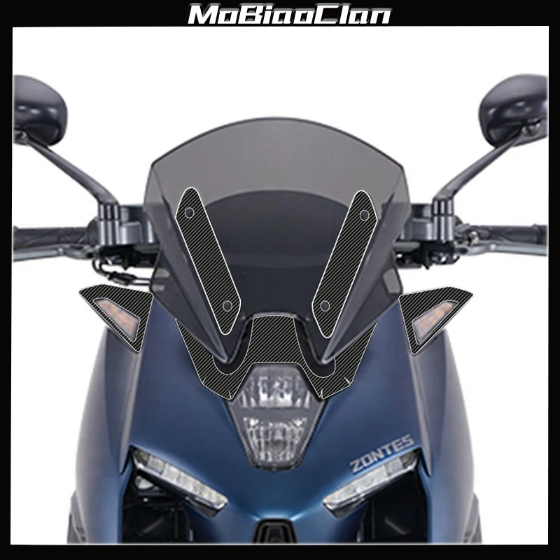 For ZONTES 350M 6D Motorcycle car sticker protective film anti wear 6D carbon fiber sticker transparent modified accessories