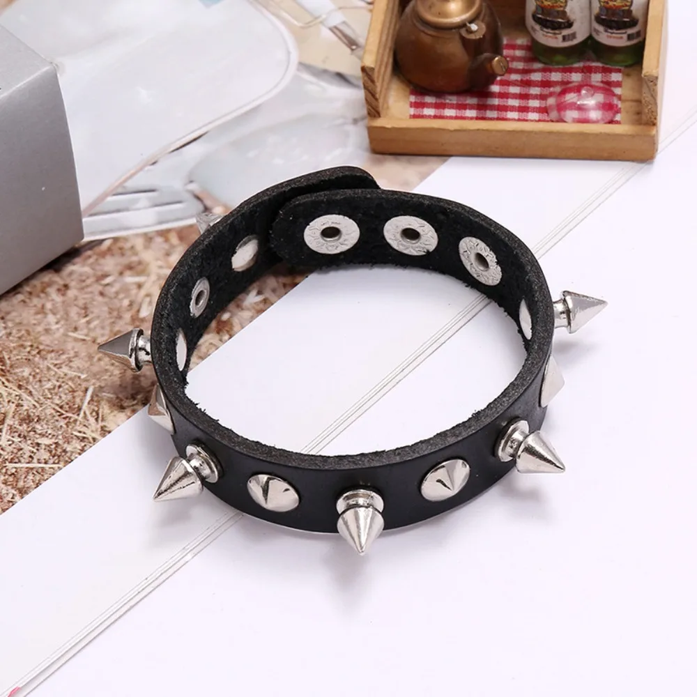 3pcs Black Goth Emo Boho Bracelets Set, Unisex Gift