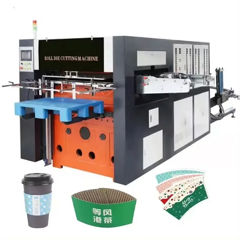 Hot Selling Fully Automatic Disposable Paper Die Cutting Machine High Speed A3 Paper Rotary Paper Box Die Cutting Machine