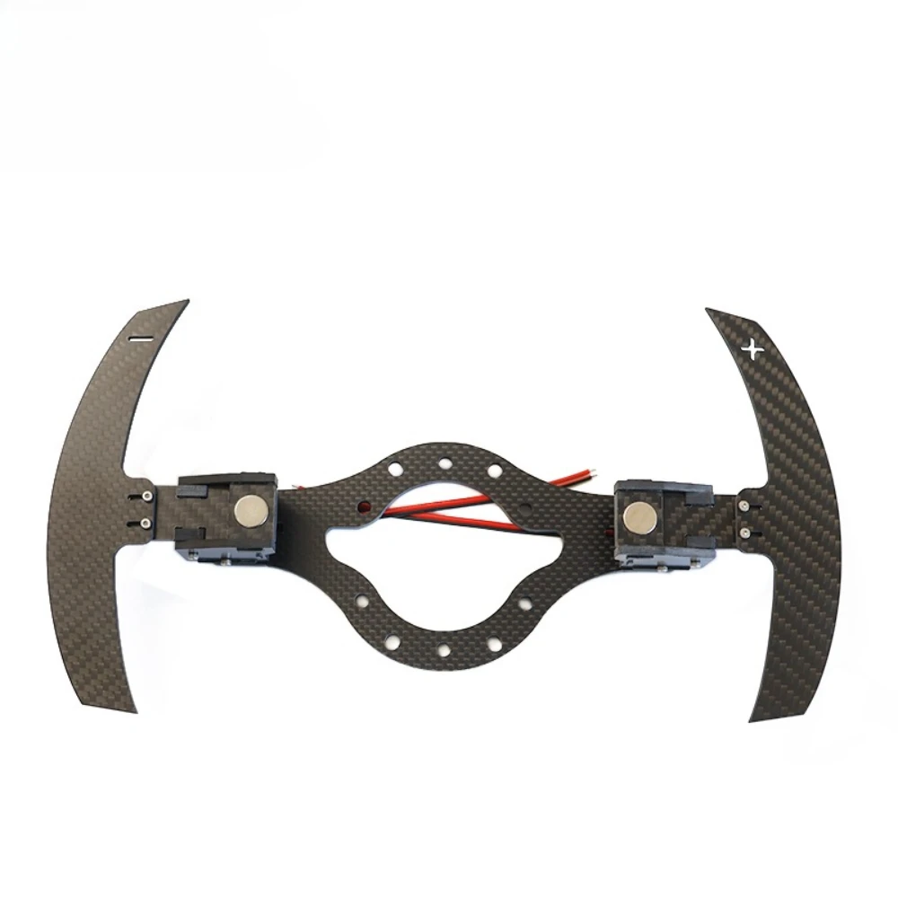 

Universal Steering Wheel Magnetic Shift Paddles Mechanical Carbon Fiber Paddles For Racing Steering Wheel