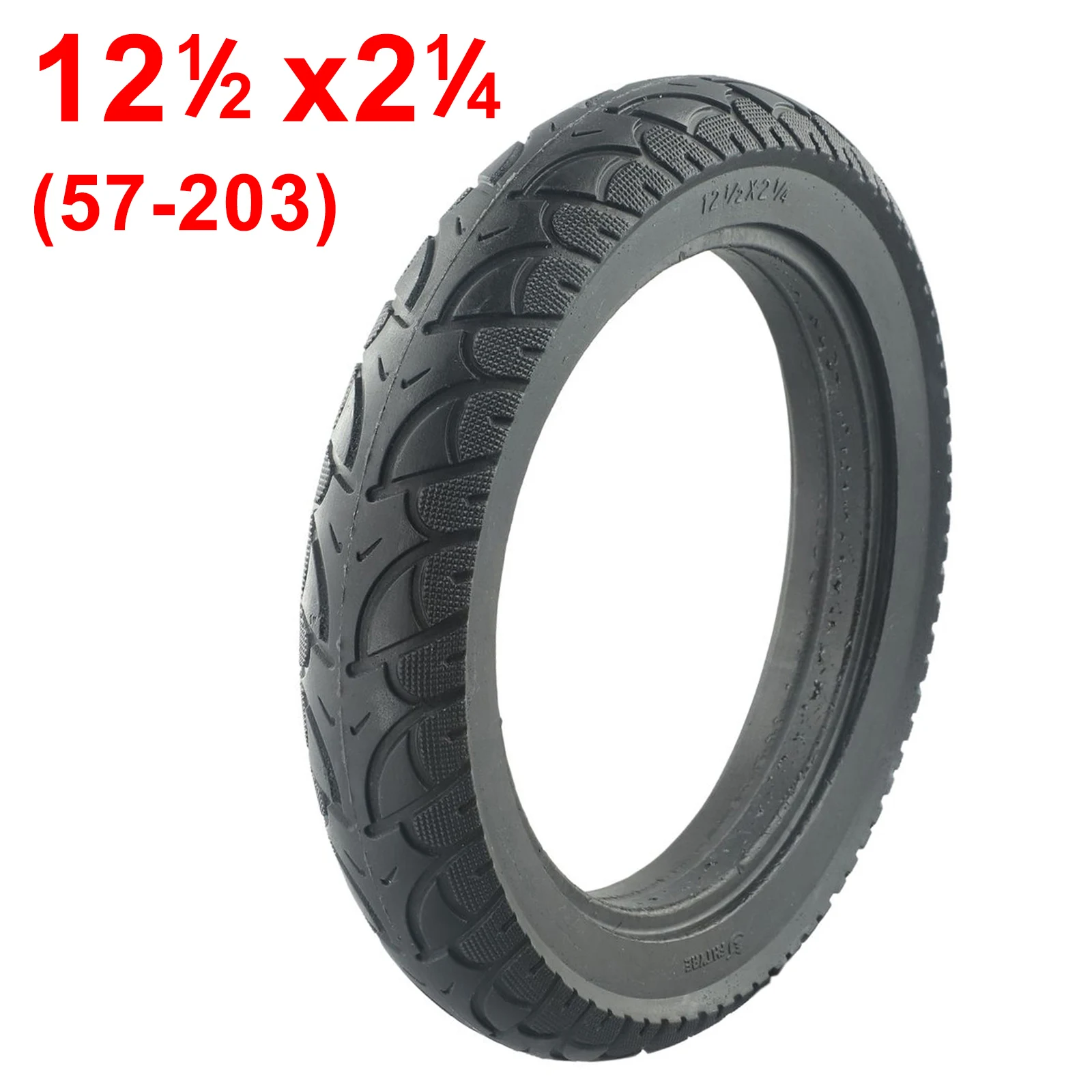 

Solid Tyre Robust 12 Inch Solid Tyre For Electric Scooters And E Bikes 12 1/2x2 1/4(57 203) High Quality Rubber Material