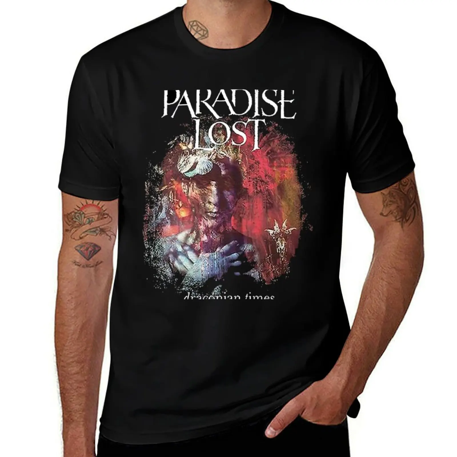 Men'S Unique Print The Rhythm Of Our Love My Favorite People T-Shirt Everyday Wear Basic Short Sleeve Top T-Shirt
