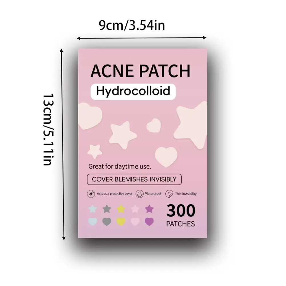 600/300 PCS/SET Star Pimple Patch Acne Colorful Invisible Acne Removal Skin Care Stickers Concealer FaceSpot Beauty Makeup Tools