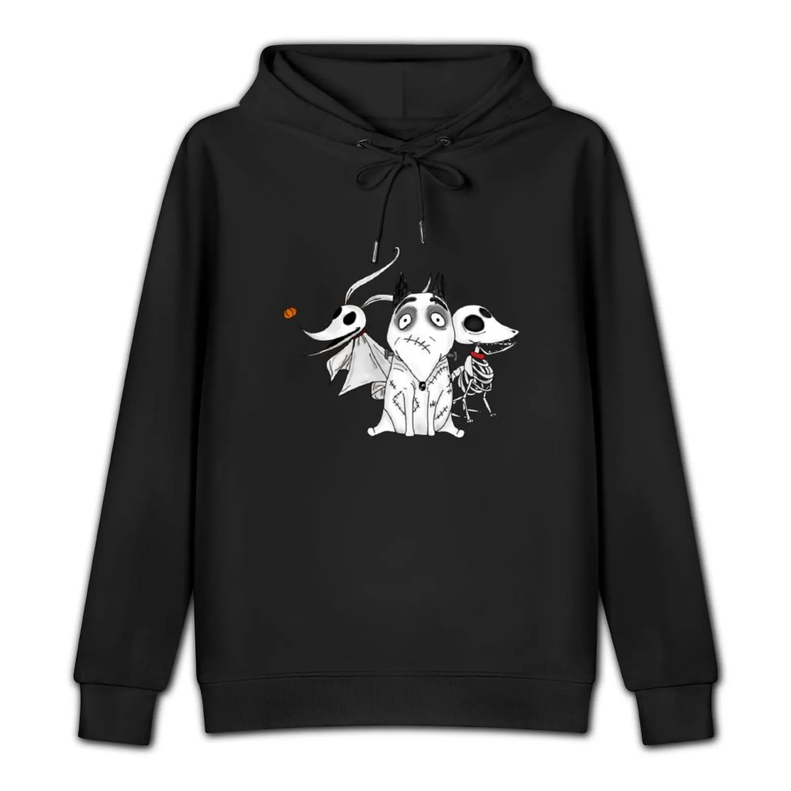 ZERO, SCRAPS and SPARKY dog Tim Burton Movies Pullover Hoodie men's coat blouse hooded shirt hoodie oversize