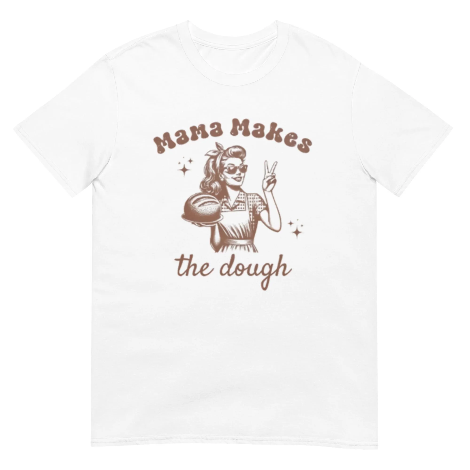 Mama Makes The Dough Retro Baking T Shirt