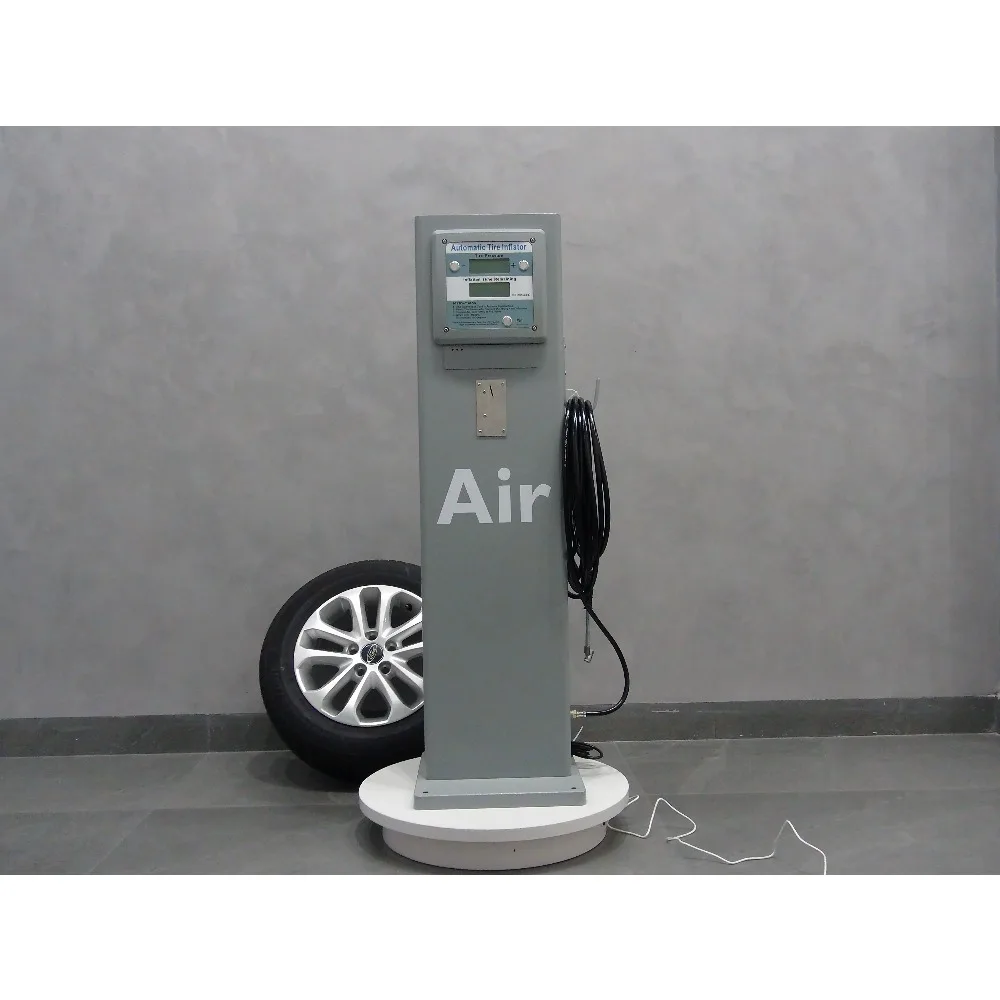 G5 Card Coin Operated Air Filling Machine Tyres Pressure Gauges Outdoor Motos Automatic Digital Tire Inflator for Gas Station