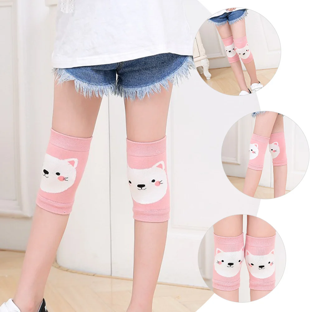 1Pair Baby Crawling Knee Pads Cotton Protective Toddler Pads Comfortable Soft Skin Friendly Crawling Protectors for Infants