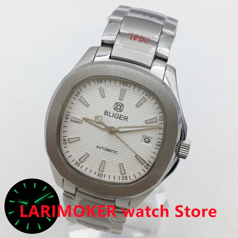40mm Luxury Square NH35A Movement automatic mechanical watch for men sapphire crystal 4 color dial stainless steel bracelet