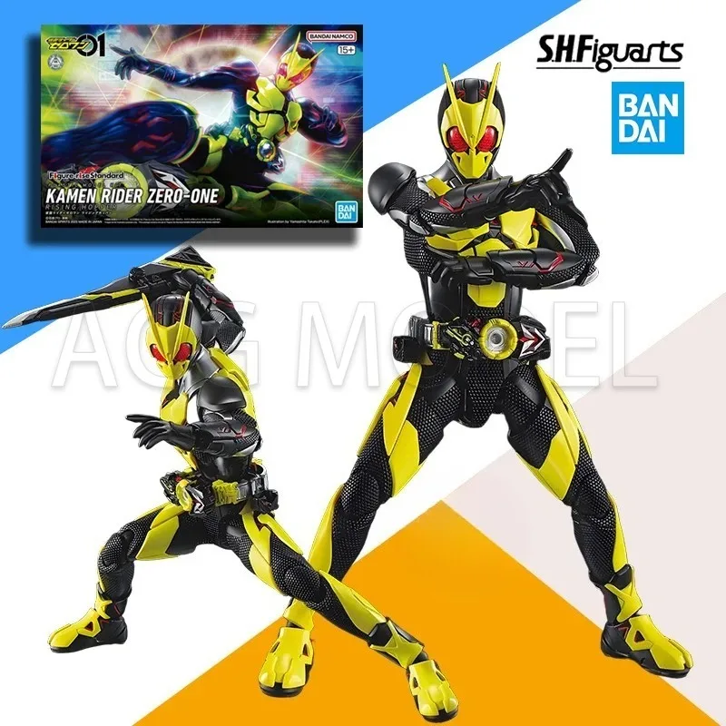 

BANDAI Original Model FRS KAMEN RIDER ZERO-ONE RISING HOPPER Anime Action Figure Model Toys Gifts for Boys Foam Box Packaging