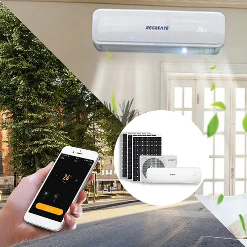 Solar Ac 12000btu Hybrid Aire Acondicionado Solar Powered Air Conditioner Home Cooling System