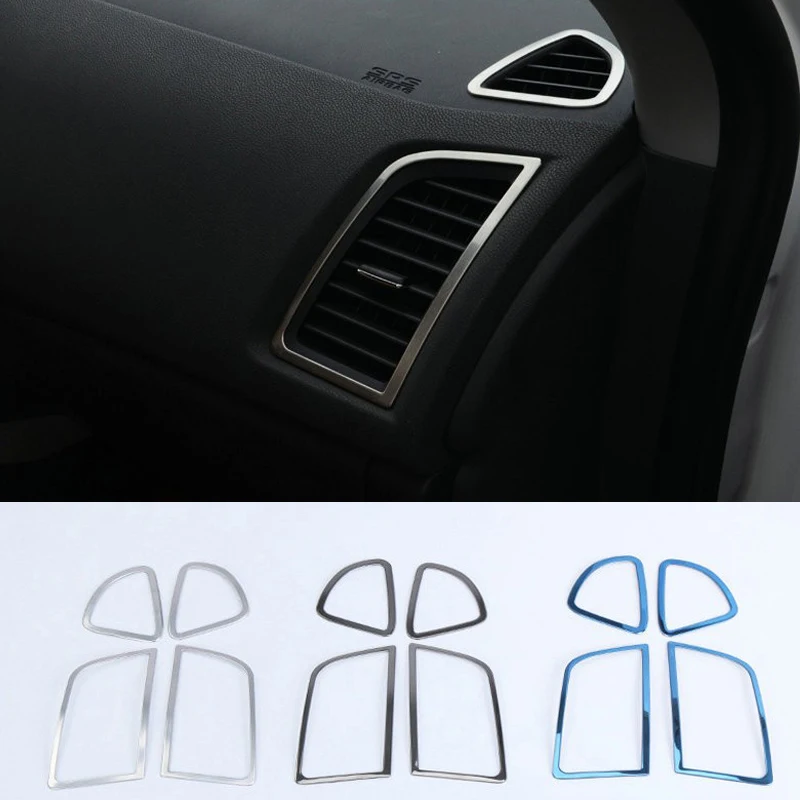 For Mitsubishi ASX 2018 2011 2012 2013 2014 2016 Accessories Stainless Steel Car Trim Air conditioning Outlet Cover Styling