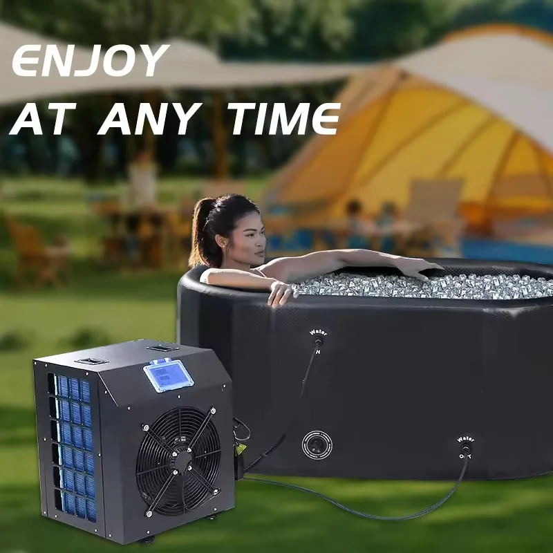 Xiangyin 1,5 pk Vanace buitenverwarming koeling ingebouwde pijpleiding pompfilter koude duik ijsbad waterkoeler met UV A