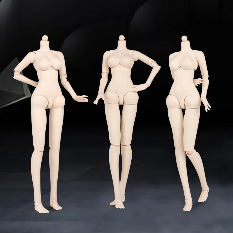 1/3 1/4 1/5 BJD Dolls Solid Body White Skin Girls Nude Mjd Doll Body 60cm PVC Material 31 Movable Jointss Doll Parts for Diy Toy