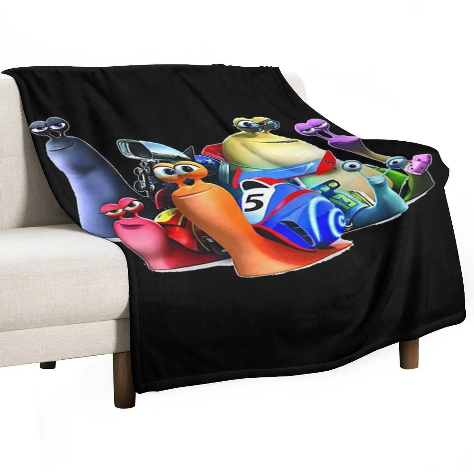 

Snail turbo Throw Blanket Hairy Moving Retros Beautifuls Blankets
