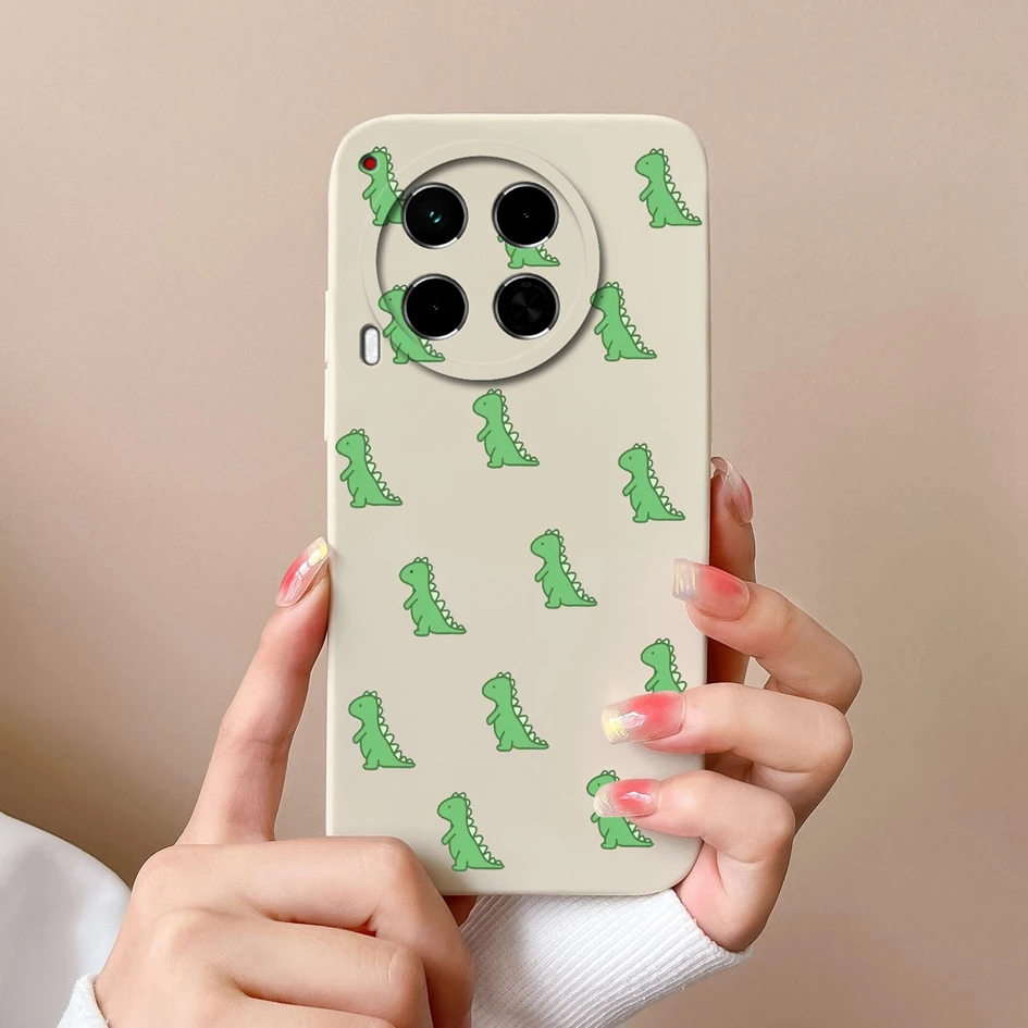 أغطية هاتف واقية من السيليكون ، حافظة لـ Tecno Camon 30 ، نمط الصبار ، كرتون ، Pro Premier ، 5G ، Funda