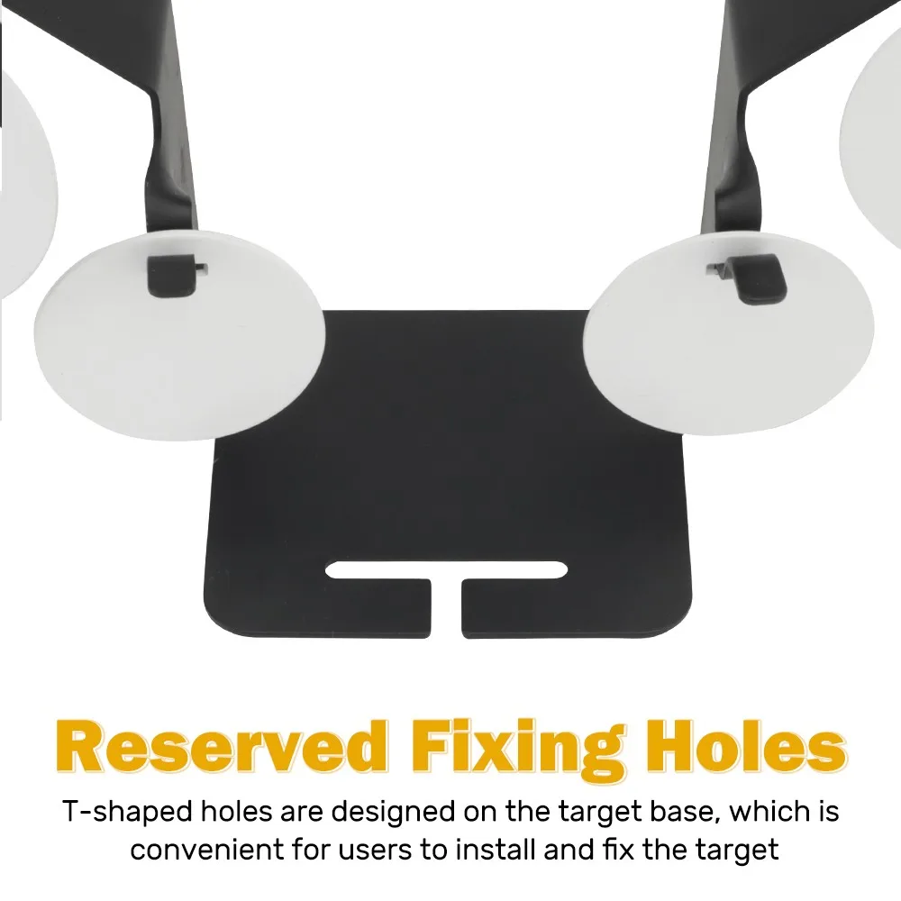 Tactical Shooting Target Metal Target Stand with Hanger Plate for Paintball Airsoft Pistol BB Gun Air Rifle Training Targets view 4