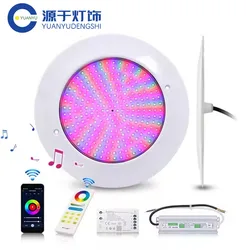 ABS Tuya Wifi Smart Pool Light 12V Ip68 Waterproof Slim 18W 25W 35W Underwater Led Rgb Swimming Pool Light