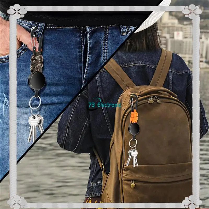 24-Hour Delivery 6Pack Retractable Keychain Heavy Duty Retractable Lanyard Badge Holder Retractable Clip Retractable Key Ring Ke