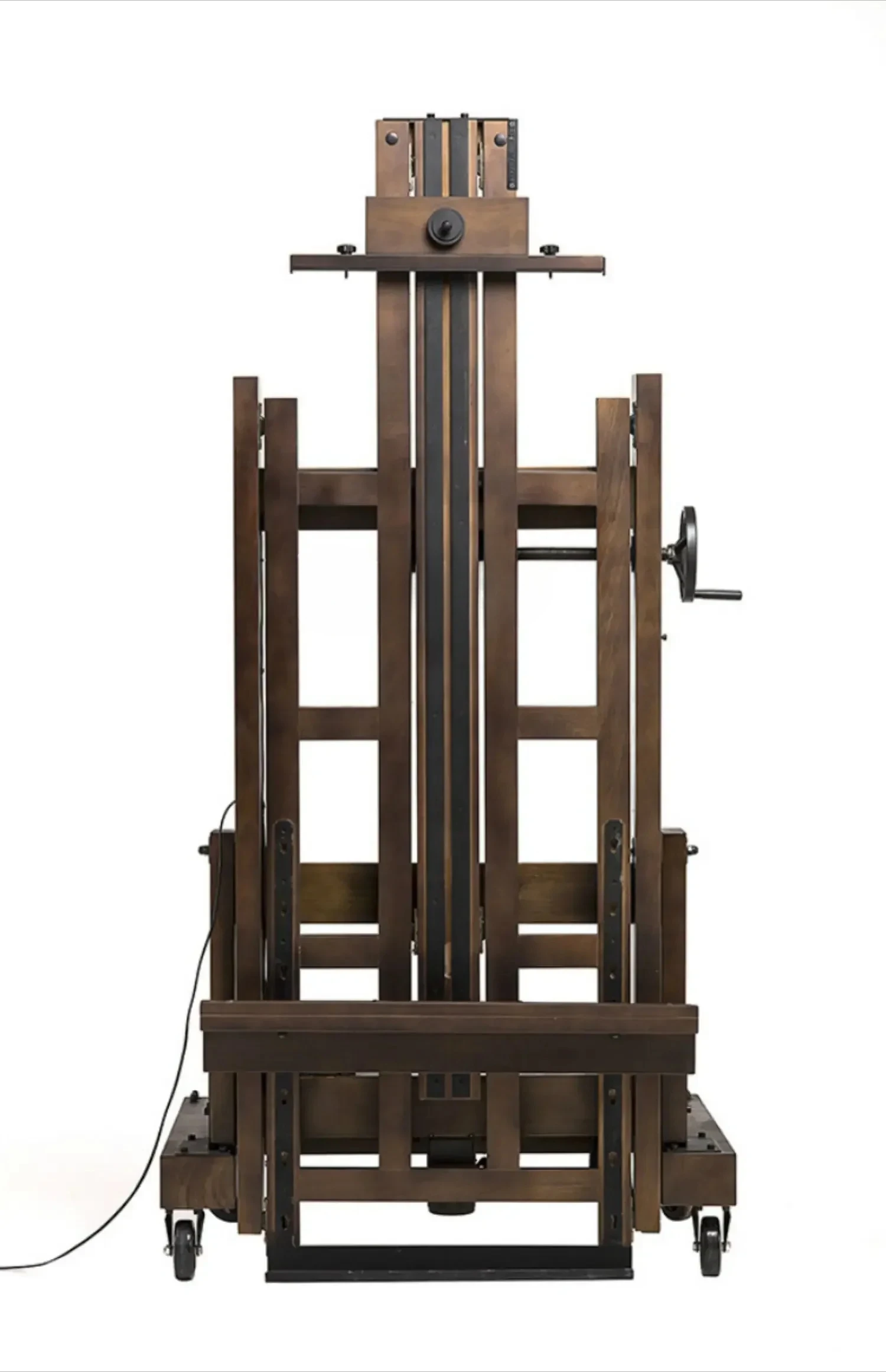 

Y Electric Remote Control Advanced Pinglida Oil Painting Easel Hand-Cranking Floor Professional Solid Wood Floor Painter Special