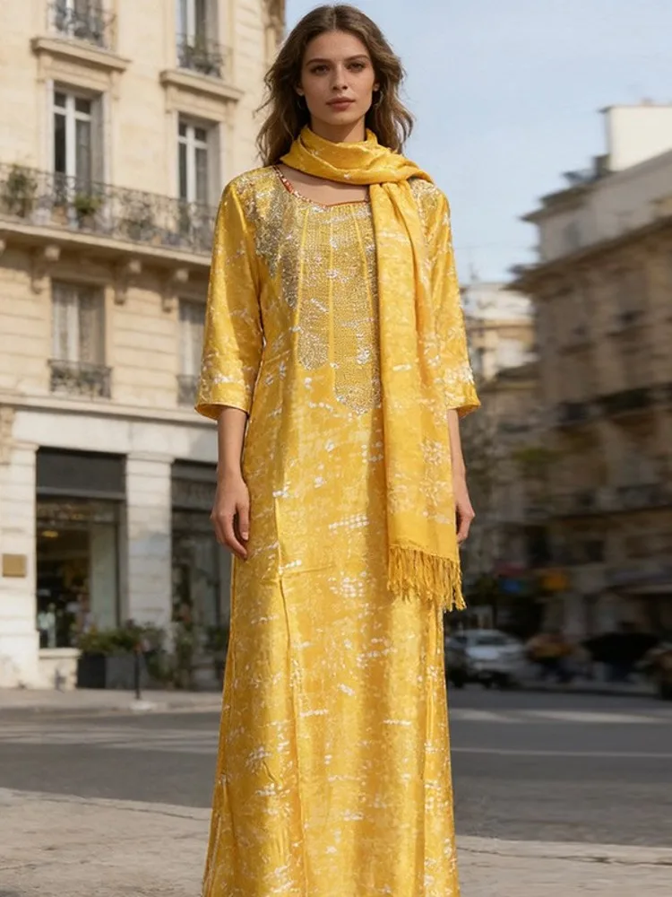 

Летние накидки, женский купальник, халаты с рукавами 3/4, купальный костюм, новинка 2026, пляжные праздничные платья макси с цветочным принтом, накидка