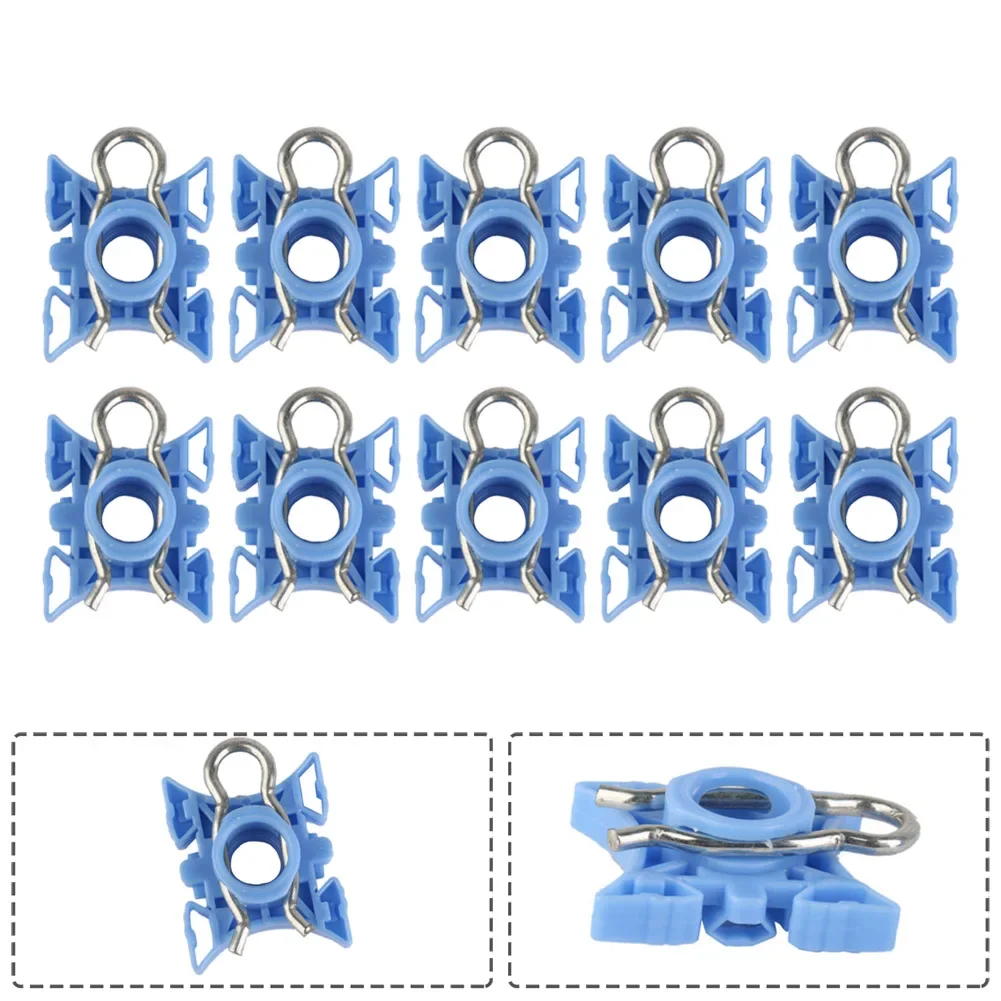 Improve Window Regulator PerFor Formance With 10X Lifter Sliding Pivot Clips For For BMW E32 E34 E36 Z4 Blue Color