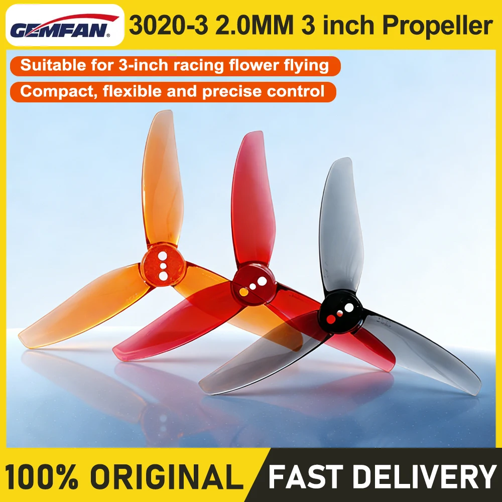 Gemfan 3020 3-Blade 3-Inch Propeller with 2.0mm Bore