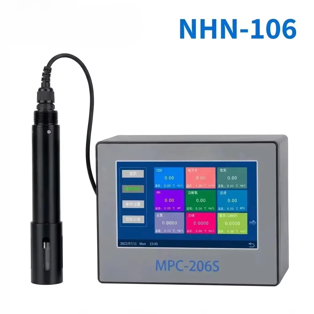 RS485 Ion Selective Electrode Ammonium Nitrogen Sensor Online Water Quality Monitor for Aquaculture Wastewater Treatment