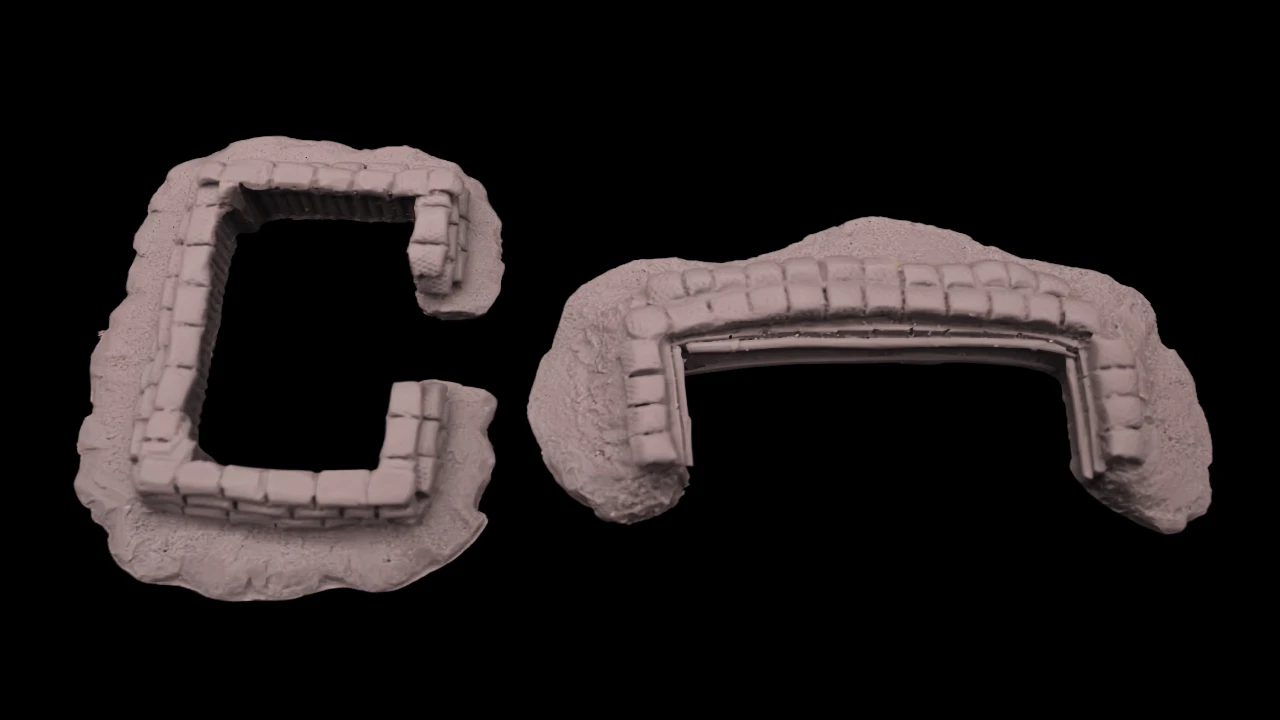 

1/72 Casting Resin Model Assembly Kit, GK, Sandbag Trench Cover Kit, Unpainted