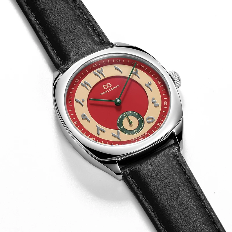 ساعة كوارتز للزوجين من دانيال جورمان DG9520 - ساعة أنيقة للرجال والنساء