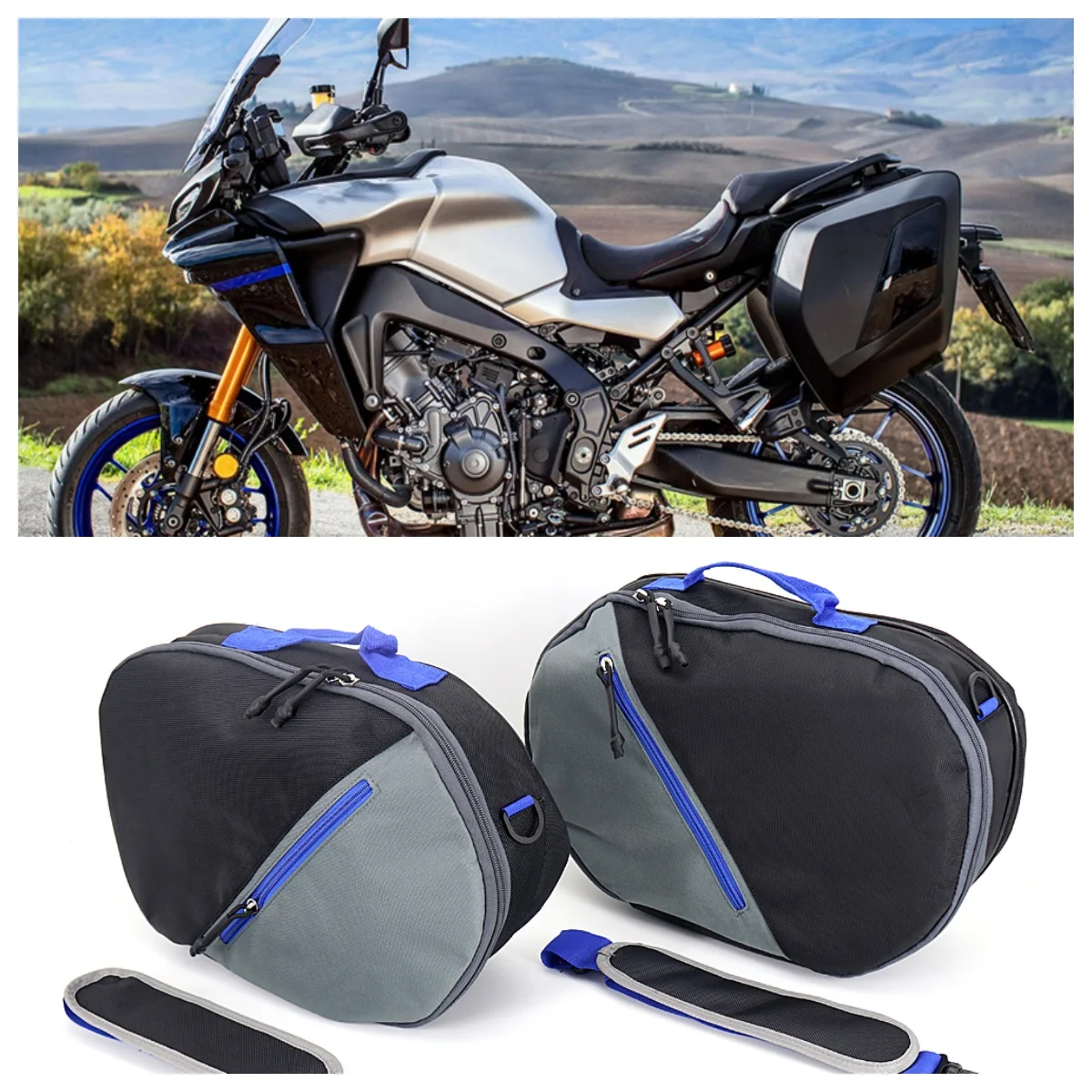 

Для Yamaha Tracer 700 7 GT мотоциклетные сумки для багажа, нейлоновые внутренние сумки, сумки на багажник