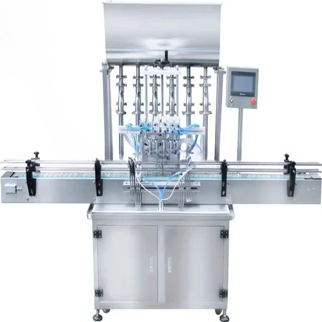 6 nozzles automatic filling machine/ 6 head  linear automatic cream filler