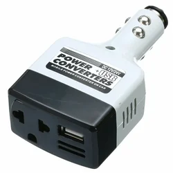 Inversor e conversor do poder do carro, inversor do adaptador, tomada do USB, carregador para o caminhão, Van, campista, CC à CA, 12V, 24V, 220V