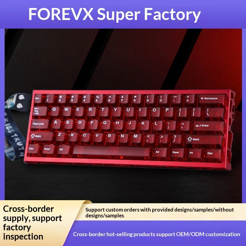 Teclado Mecânico Personalizado com Eixo Magnético RGB, Design Oco, Carcaça em Liga de Alumínio CNC, Programável via Web Driver para Gamers de PC