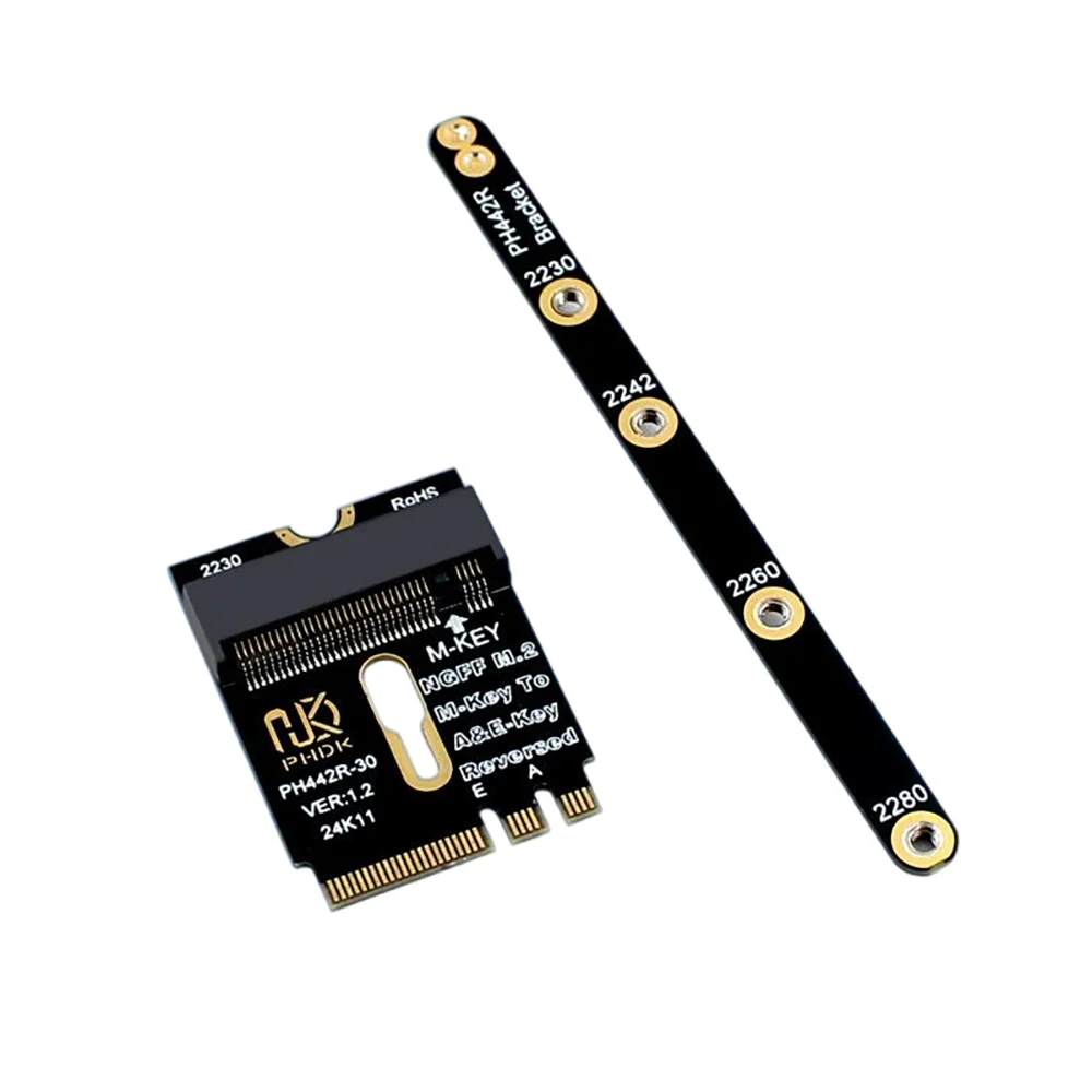 M.2 WiFiアダプター M.2 NGFF A+E - M-key NVMe SSD拡張カード PCIe 4.0 - M.2 NGFFコンバーター (Wifi/WWAN/LTEモジュール用)