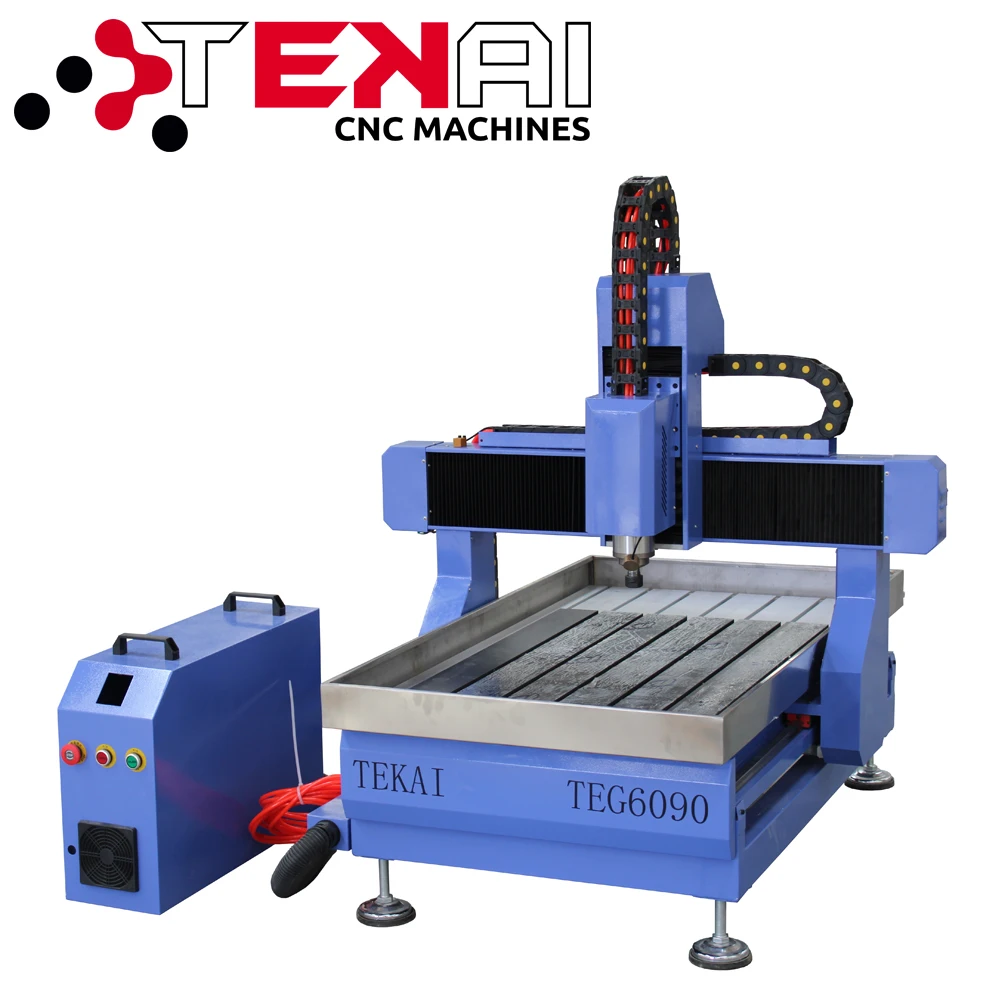 

Jinan Tekai Business Equipment Table Top 3 Axis CNC Wood Router Machine Diy Copper Engraving Machine 6090