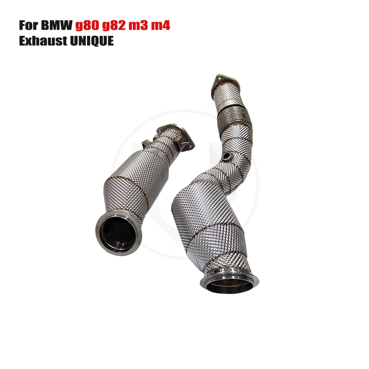 UNIQUE downpipe For BMW X3M X4M G01 G02 SS304 exhaust with cat/ without cat downpipeWith insulator