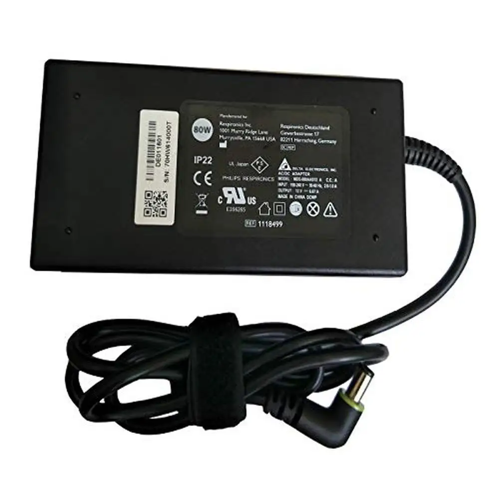 12V 6.67A 80W AC/DC Adapter Philips Respironics DreamStation AutoCPAP DSX500T11C DSX500T11 467P 560P 567P 660P 667P 760P Power