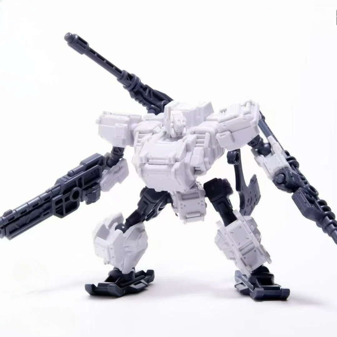 Sheik Mainland 3MIN Project MUS-A4 FortiShield 3 IN 1 Mini Assembly Mech Robot، Ketor Transfomation Mech Action Figure Boys Toys