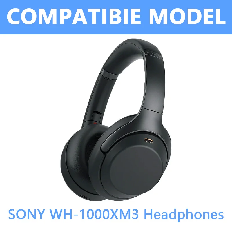 KUTOU Replacement Headband for Sony WH-1000XM4 1000XM3 Wireless Headphone XM4 XM3 Headband Cover Repair Parts Kit