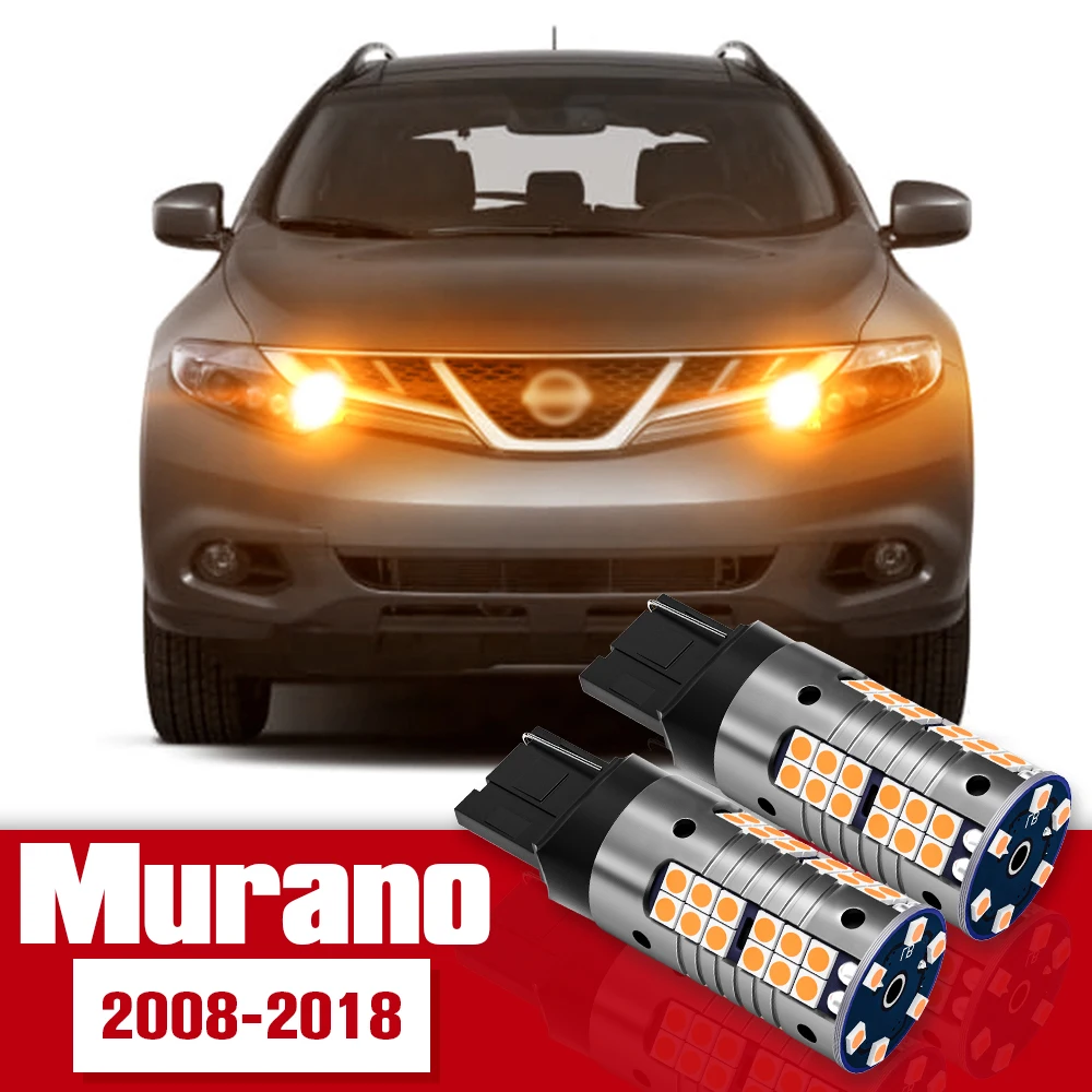 

2pcs LED Accessories Turn Signal Light Bulb Lamp For Nissan Murano 2008-2018 2009 2010 2011 2012 2013 2014 2015 2016 2017