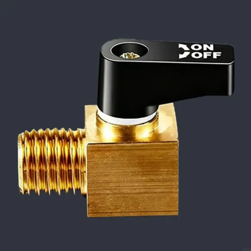 

Brass Pneumatics Ball Valves Compacts Air Compressors Valves Male Thread Air Compressors Accessory for Water Control M4YD