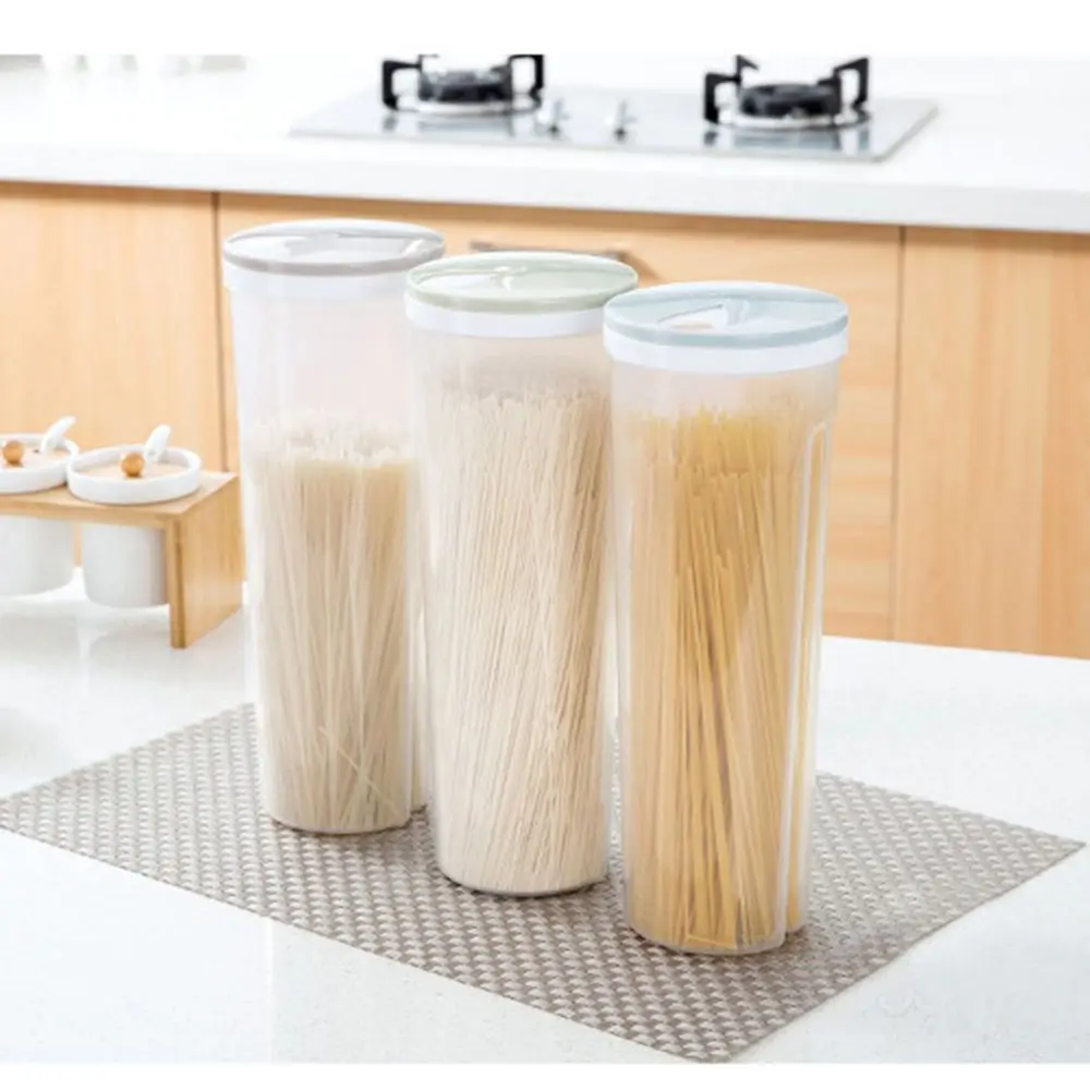 Multifunction Food Canister Noodle Storage Box Food Storage Tank Spaghetti Crisper Kitchen  Grain Containers